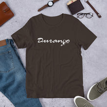 Load image into Gallery viewer, Durango Alacran Mexico - Durango Scorpion Mexico White Logo Short-Sleeve Unisex T-Shirt