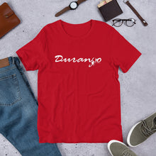 Load image into Gallery viewer, Durango Alacran Mexico - Durango Scorpion Mexico White Logo Short-Sleeve Unisex T-Shirt