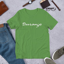 Load image into Gallery viewer, Durango Alacran Mexico - Durango Scorpion Mexico White Logo Short-Sleeve Unisex T-Shirt
