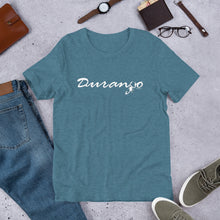 Load image into Gallery viewer, Durango Alacran Mexico - Durango Scorpion Mexico White Logo Short-Sleeve Unisex T-Shirt