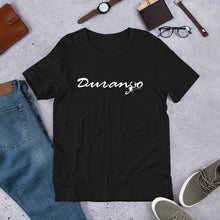 Load image into Gallery viewer, Durango Alacran Mexico - Durango Scorpion Mexico White Logo Short-Sleeve Unisex T-Shirt
